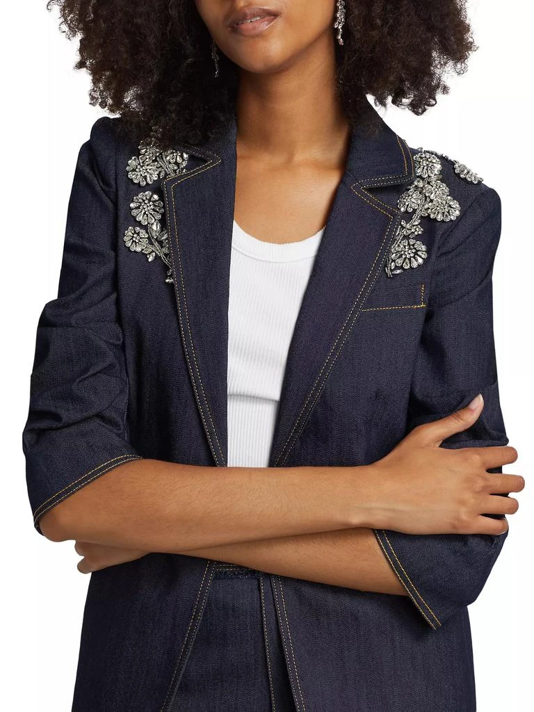 Cinq à Sept Crystal Chrysanthemum Khloe Blazer 6