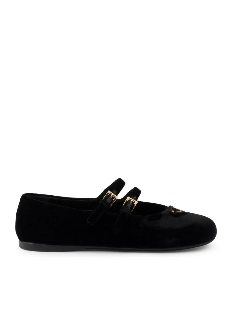Prada Velvet Ballerinas 1