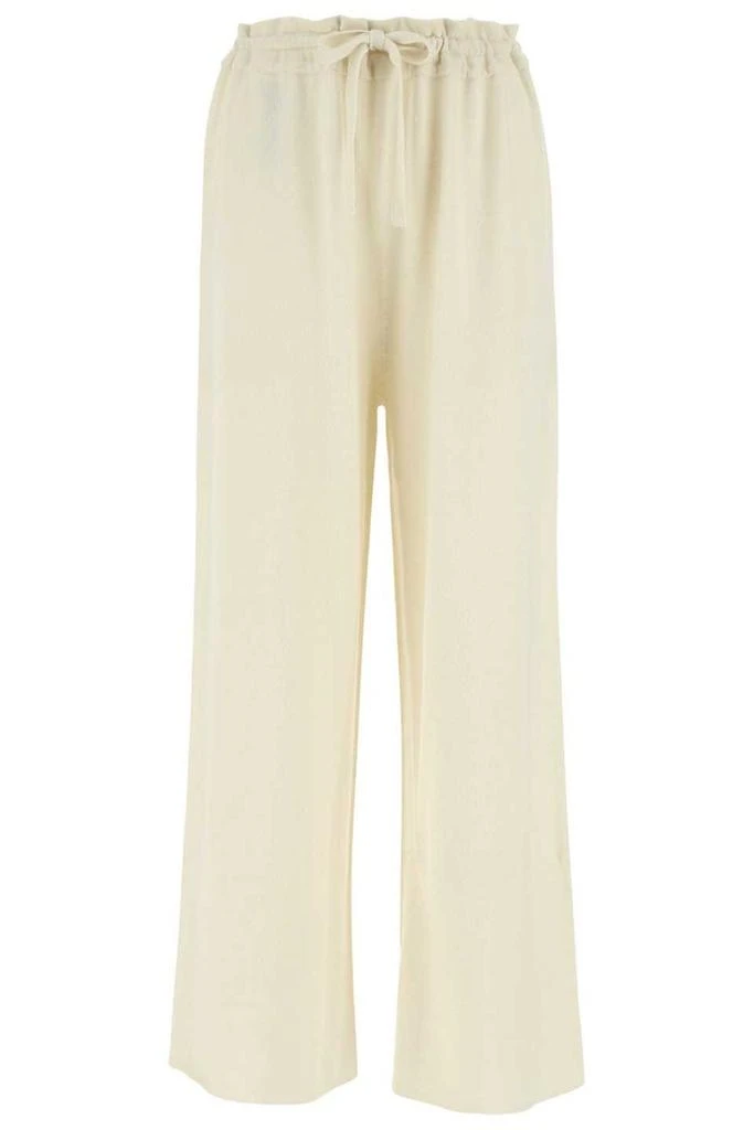 Jil Sander Jil Sander Drawstring Wide-Leg Trousers from Cettire