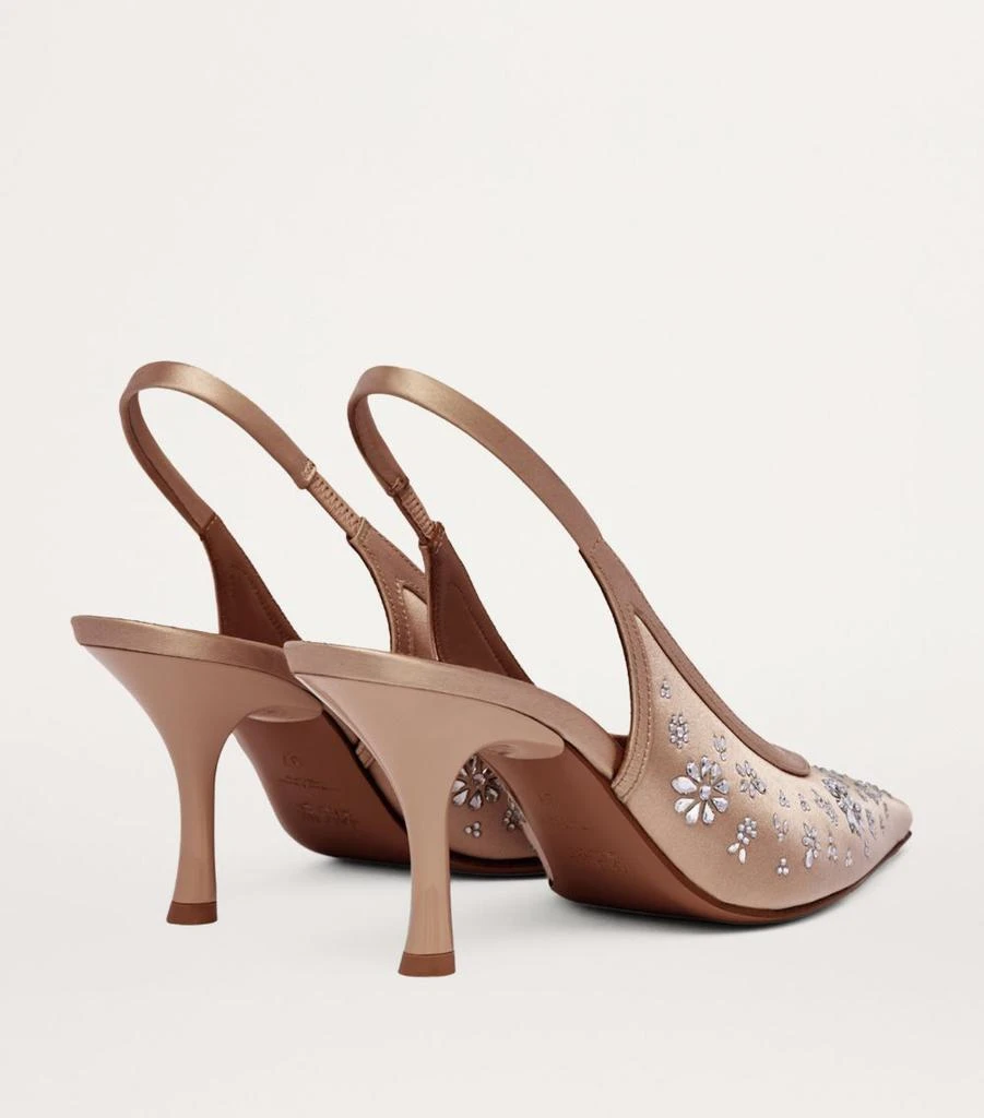 Malone Souliers x Tabitha Simmons Satin Embellished Cameron Pumps 70 3