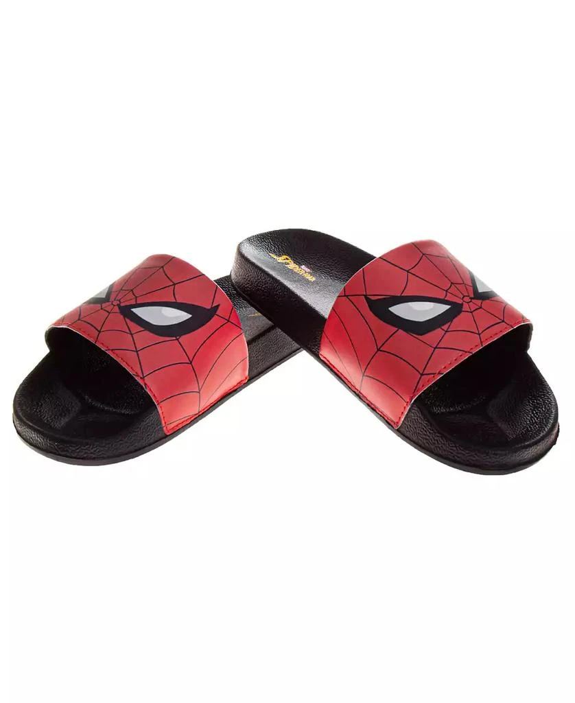 Spider-Man Little and Big Boys Slip On Flat Slides 6