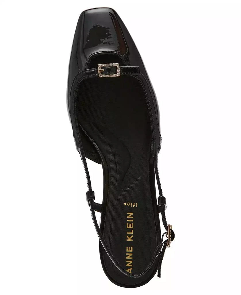 Anne Klein Women's Natalie Snip Toe Slingback Flats 4