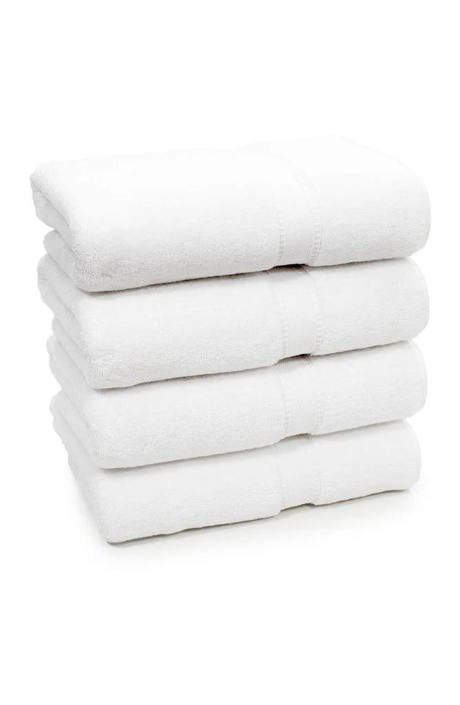 Linum Home Textiles Sinemis Terry 4-Piece Bath Towel Set - White 5