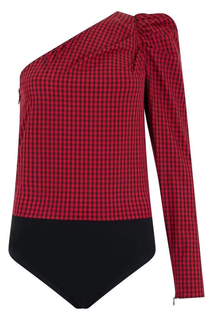 RED Valentino REDValentino Checked Bodysuit