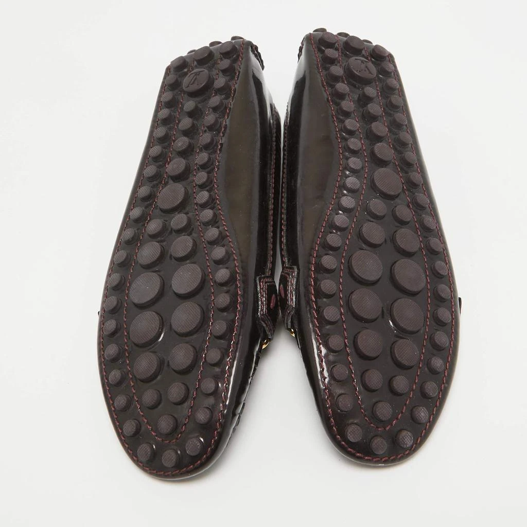 Louis Vuitton Louis Vuitton Burgundy Patent Leather Oxford Loafers Size 38 6