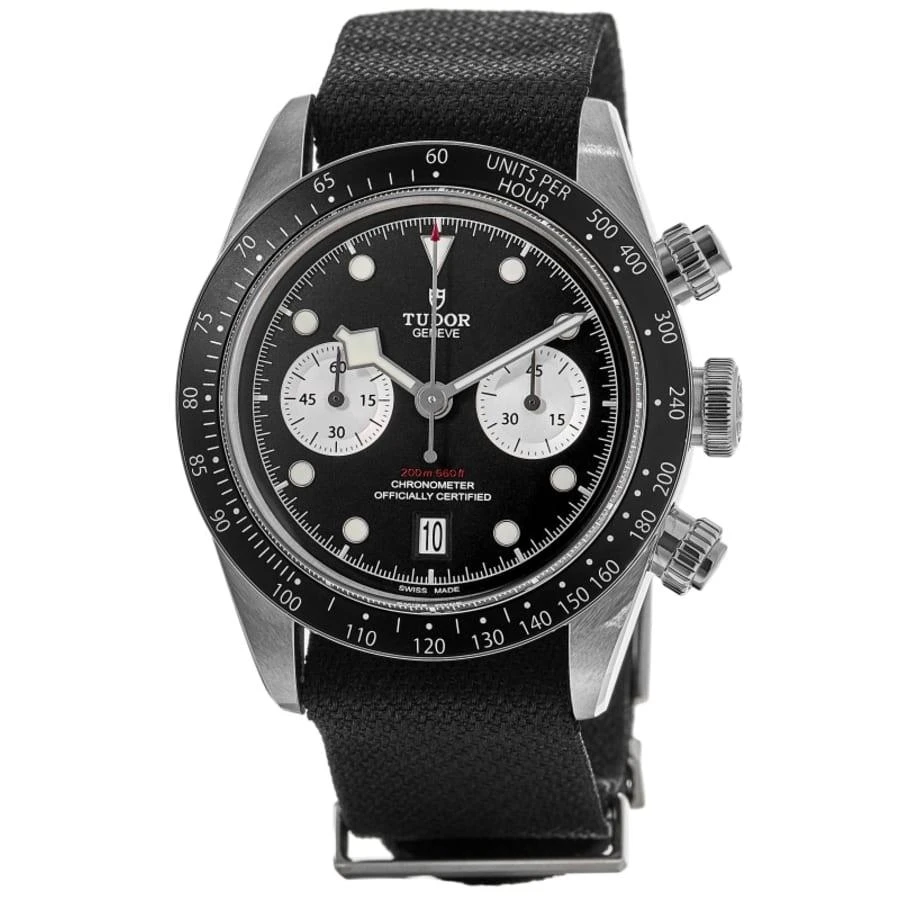 Tudor  Black Bay Chrono Automatic Black Dial Steel Men's Watch 1