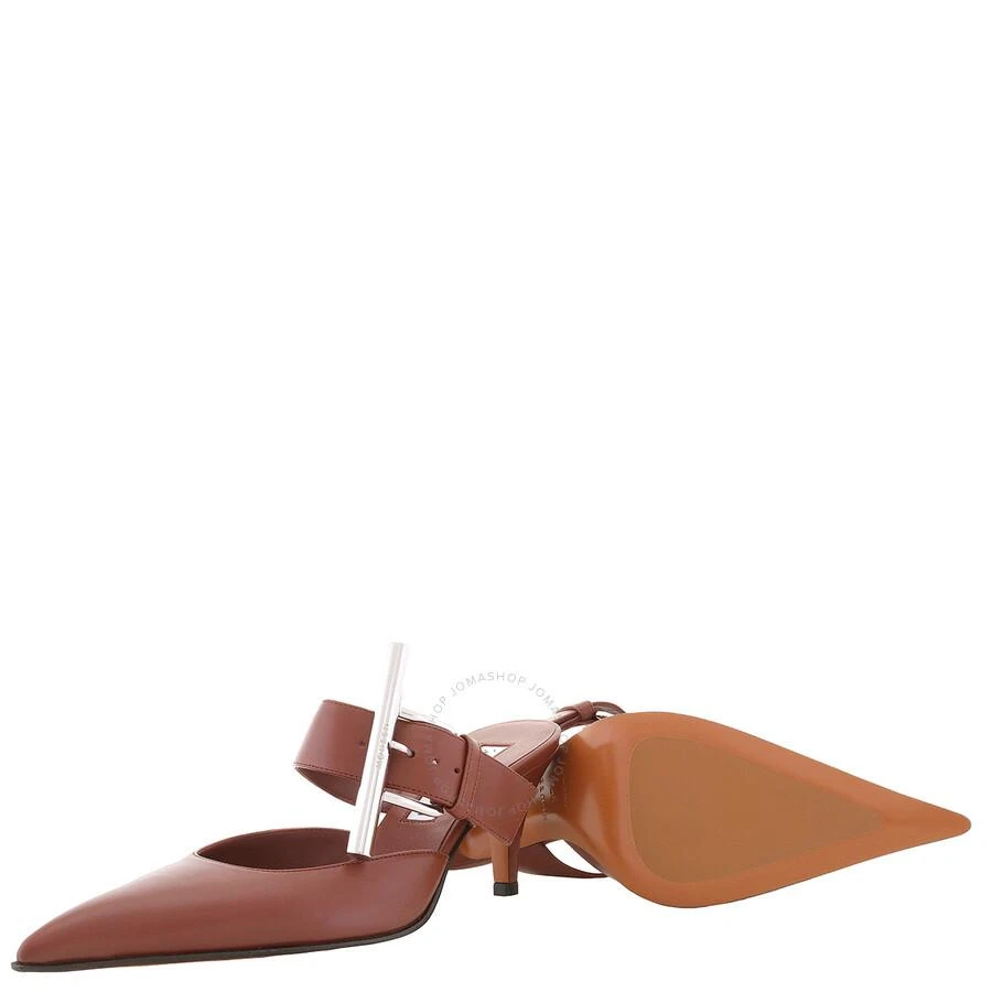 Alexander McQueen Alexander Mcqueen Ladies Rouge Fonce 70mm Francisco Leather Mules, Brand Size 36 ( US Size 6 ) 2