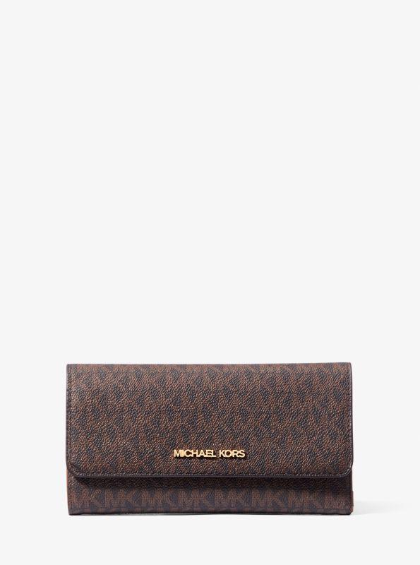 Michael Kors Jet Set Large Logo Trifold Wallet