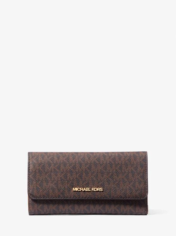 michael_kors Jet Set Large Logo Trifold Wallet 1