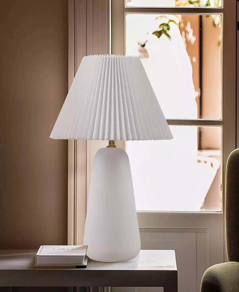 INK+IVY 21" Veluna Textured Ceramic Table Lamp 6