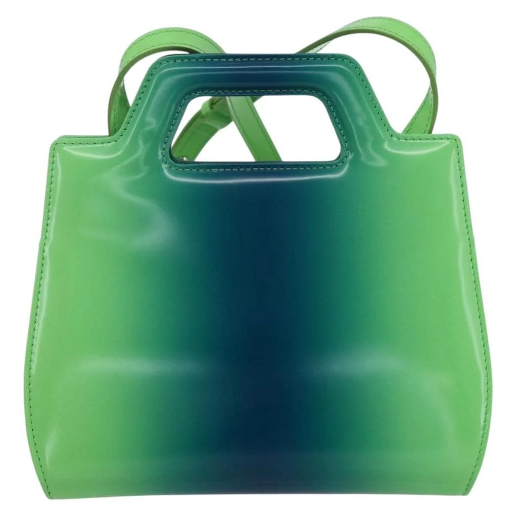 Salvatore Ferragamo Wanda Top Handle Shoulder Bag Gradient Leather Patent_Leather Handbag (Pre-Owned) 2