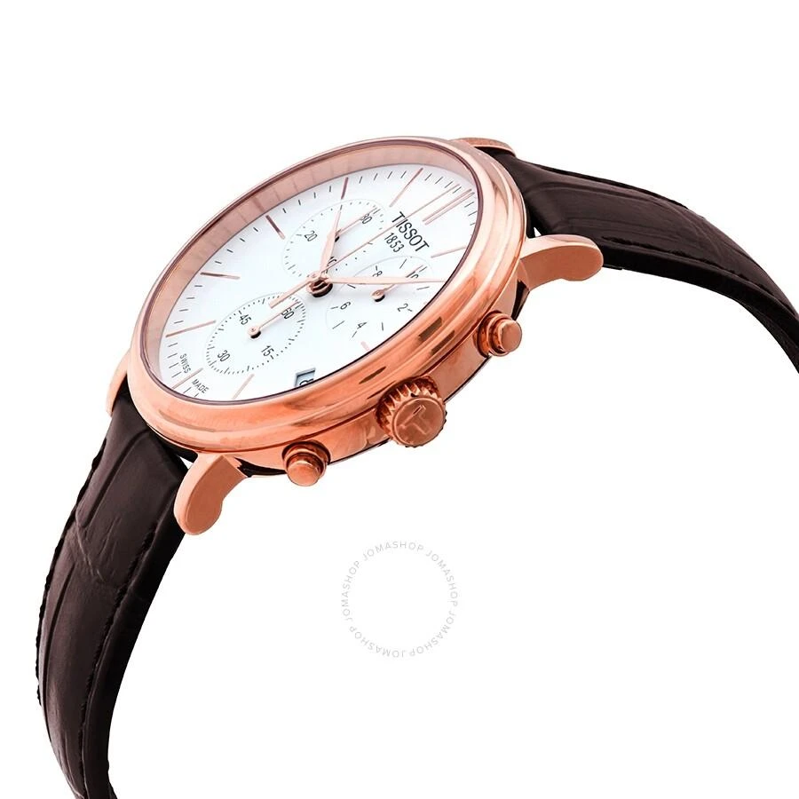 Tissot Carson Premium Chronograph Quartz White Dial Men's Watch T122.417.36.011.00 2