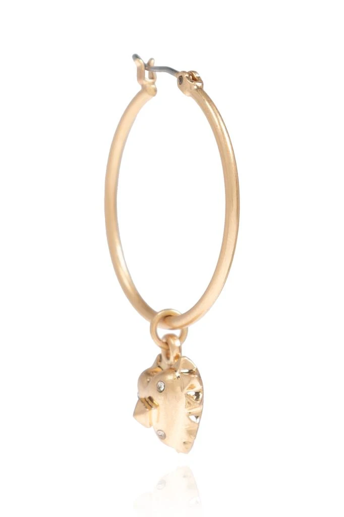 ALL SAINTS Earrings with heart-shaped pendant 4