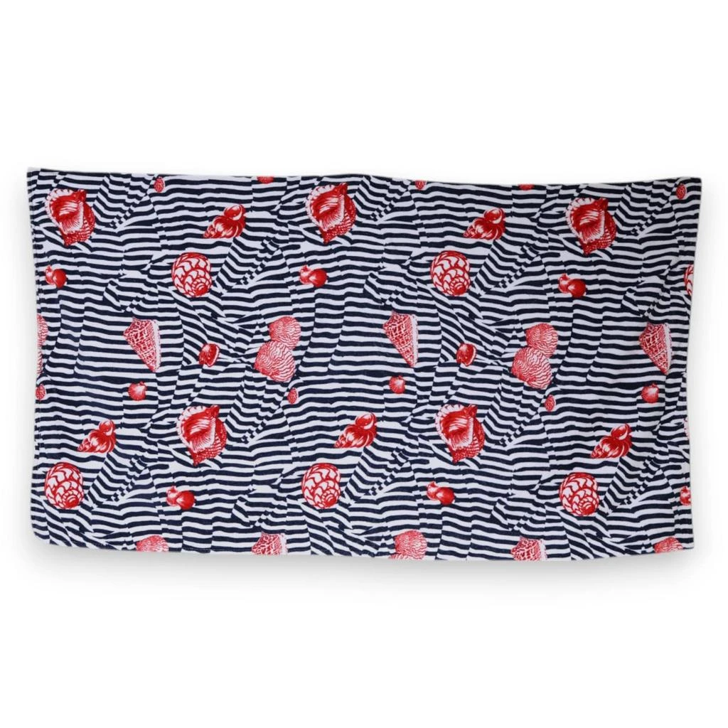 Dolce 
Gabbana Stripes Seashells Beach Women
s Towel