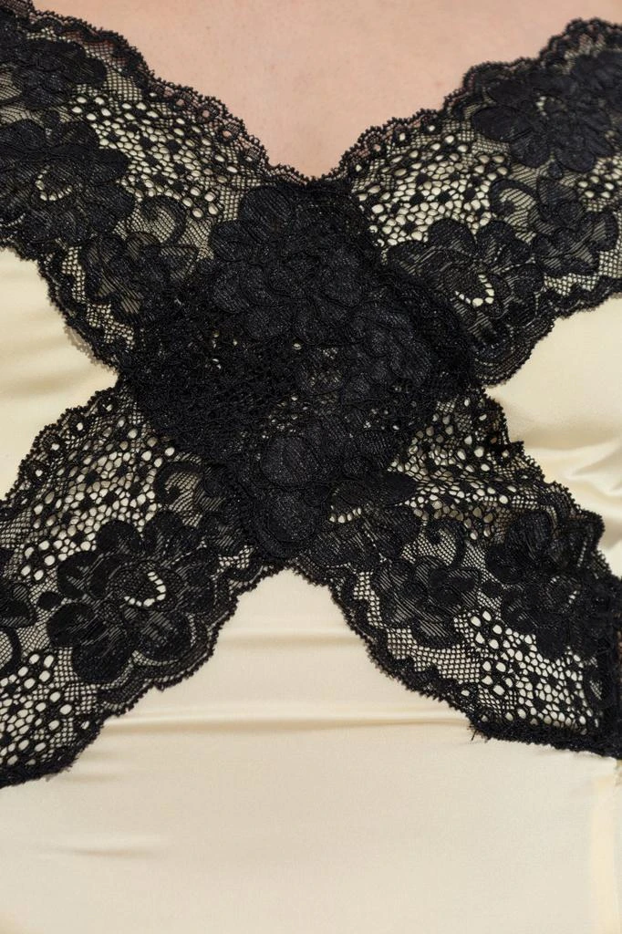 Self Portrait Self-Portrait Satin Lace Maxi Dress 2