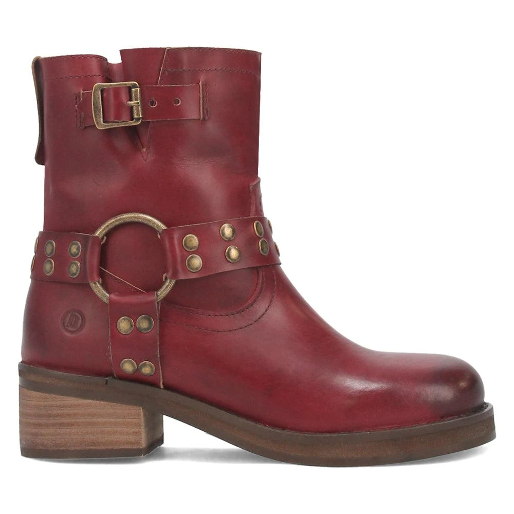 Dingo Anarchy Round Toe Zippered Cowboy Motorcycle Boots 1
