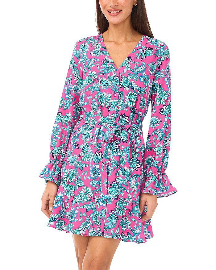CeCe Women's Long Sleeve Plisse Ruffle Maxi Dress - Dresses & Skirts - Free  Shipping - BeyondStyle