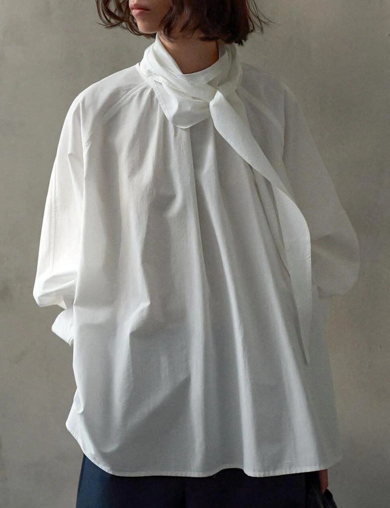 Pixie Market Neck-Tie White Shirt-PREORDER 2