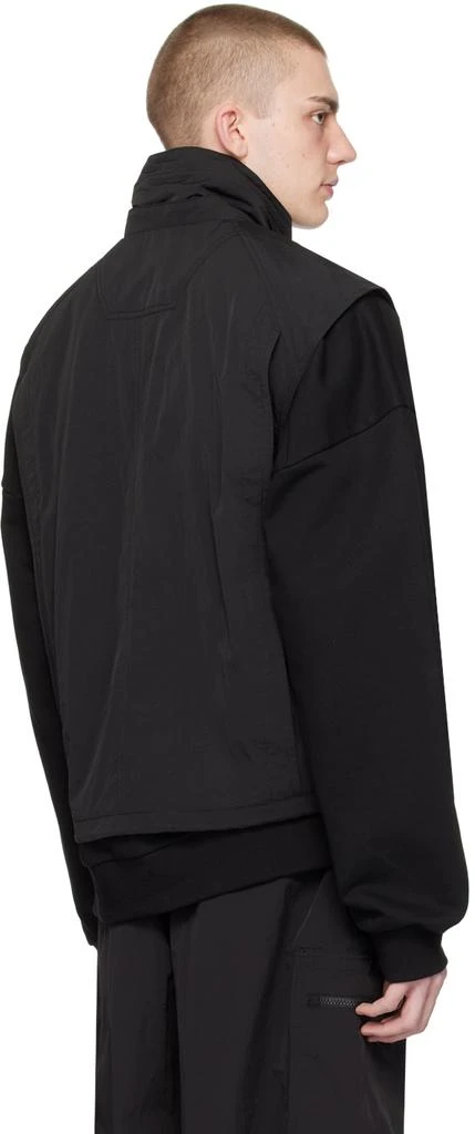 Juun.J Black Paneled Vest 3