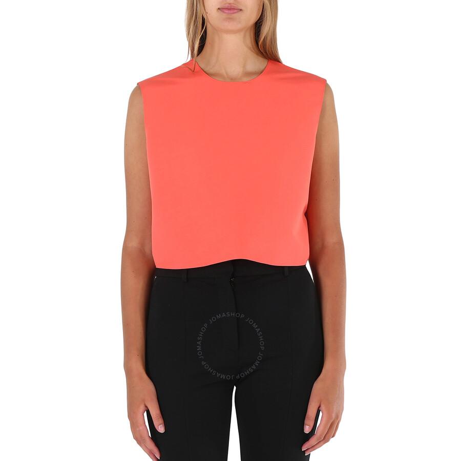 MAISON RABIH KAYROUZ Ladies Sunrise Pink Cropped Tank Top