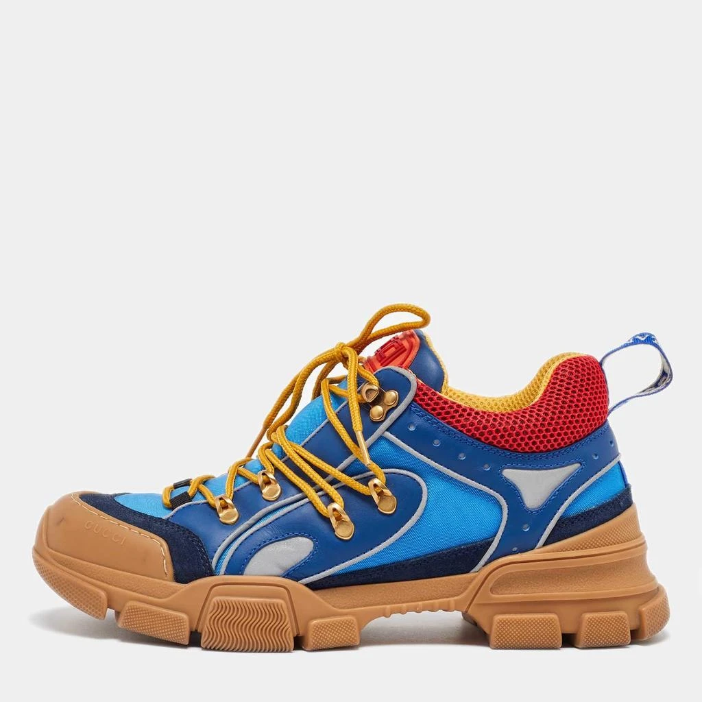 Gucci Multicolor Leather and Mesh Flashtrek Reflective  display picture 2