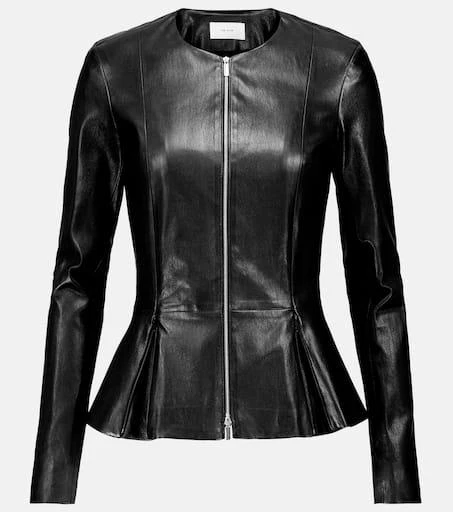 The Row Anasta leather jacket 1