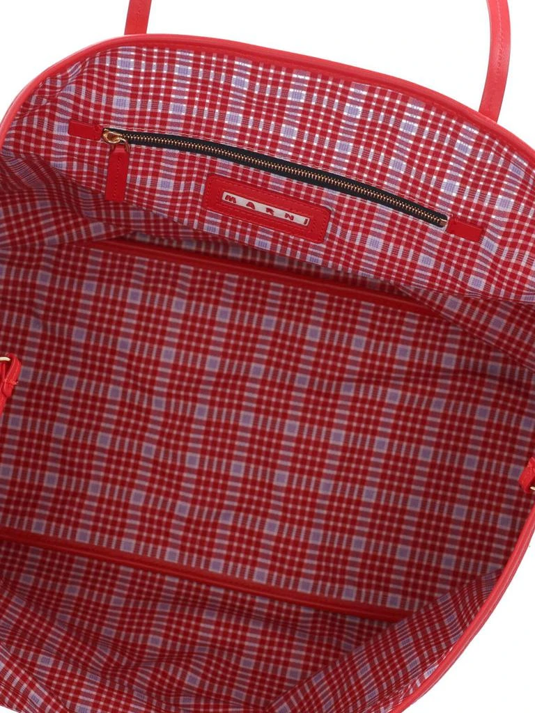 Marni Marni Logo Patch Top Handle Bag 5