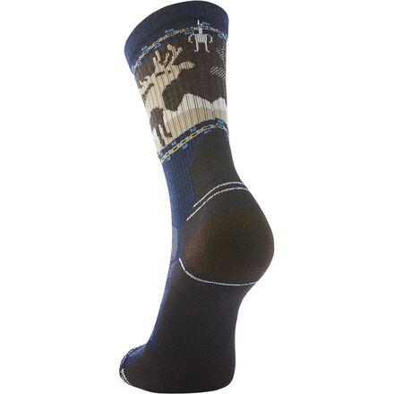 SmartWool Hike Light Cushion Mountain Moose Crew Sock - Men's