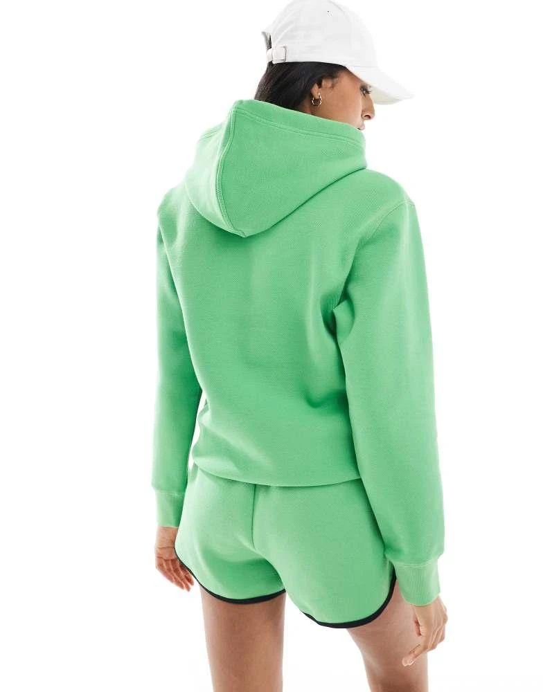 Lacoste Lacoste logo hoodie in bright green 4