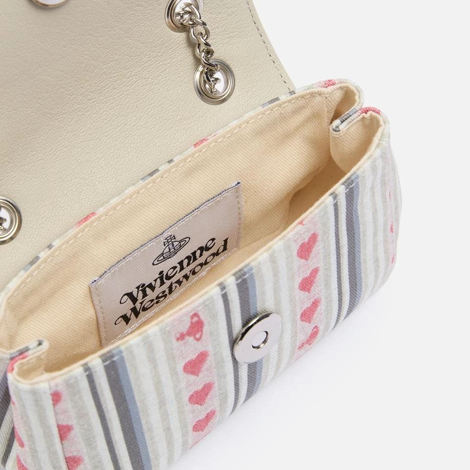 Vivienne Westwood Vivienne Westwood Small Purse Chain Twill Bag 5