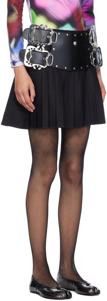 CHOPOVA LOWENA Black Marshal Miniskirt