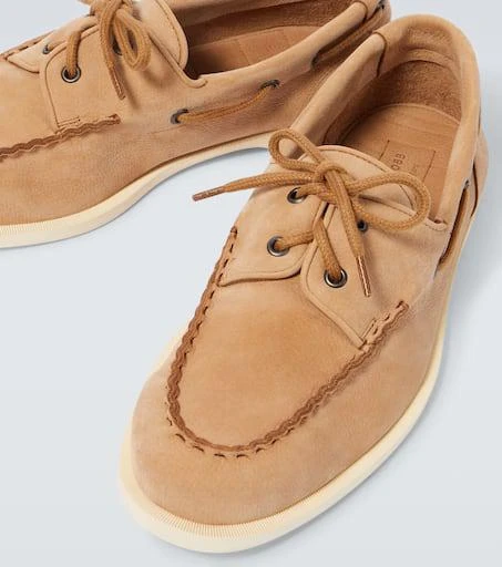 John Lobb Foil leather boat shoes 3