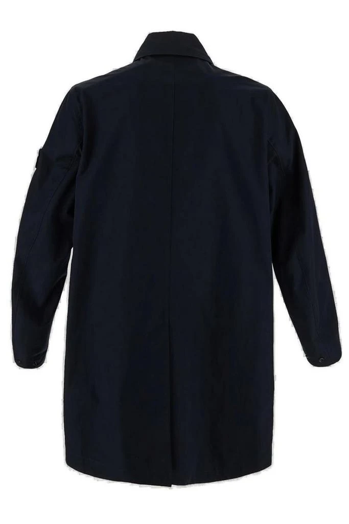 Stone Island Stone Island Logo Patch Trench Coat 2