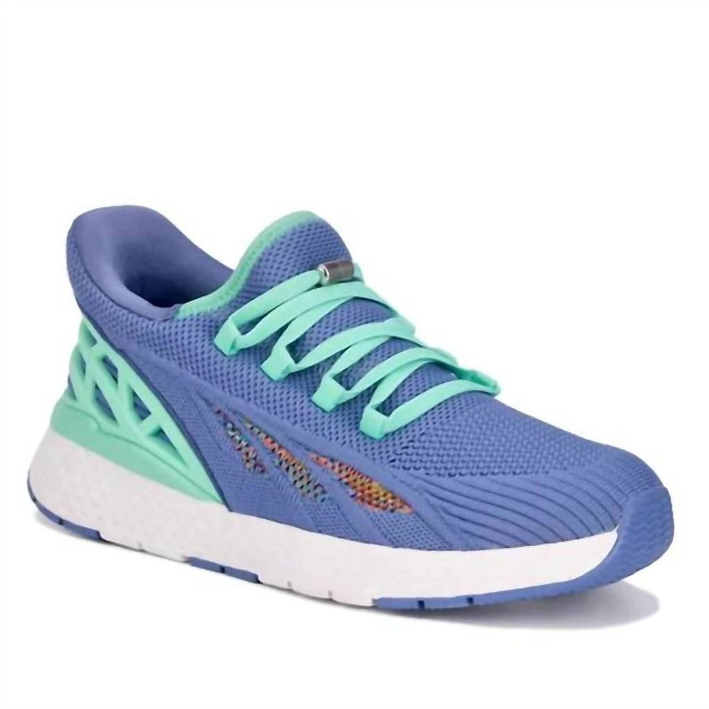 Drew Women
s Halo Athlethic Shoes In Blue Mesh Combo