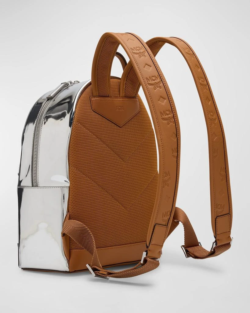 MCM Men's Stark Small Leather Backpack 5