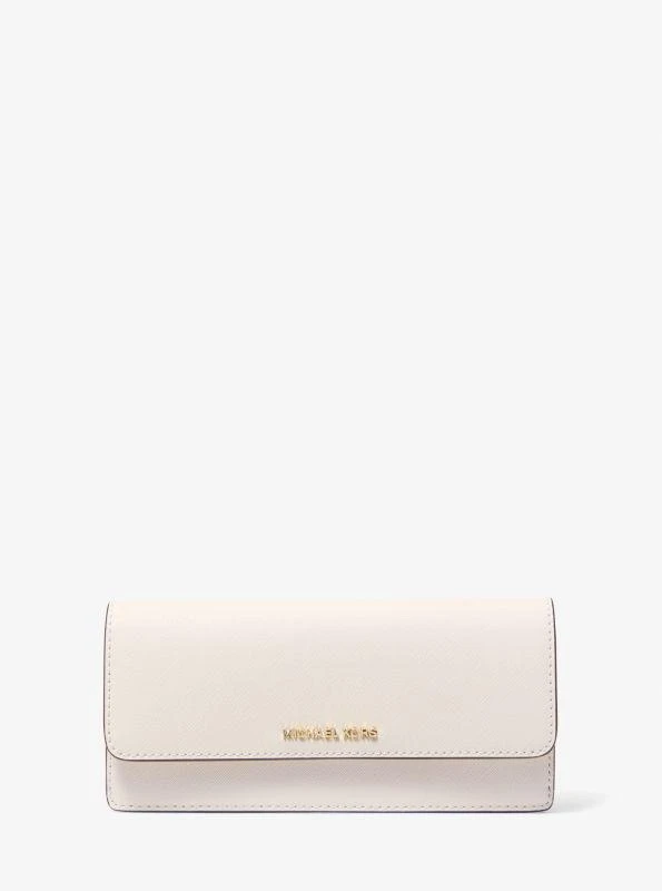 Michael Kors Jet Set Large Saffiano Leather Snap-Front Wallet 1