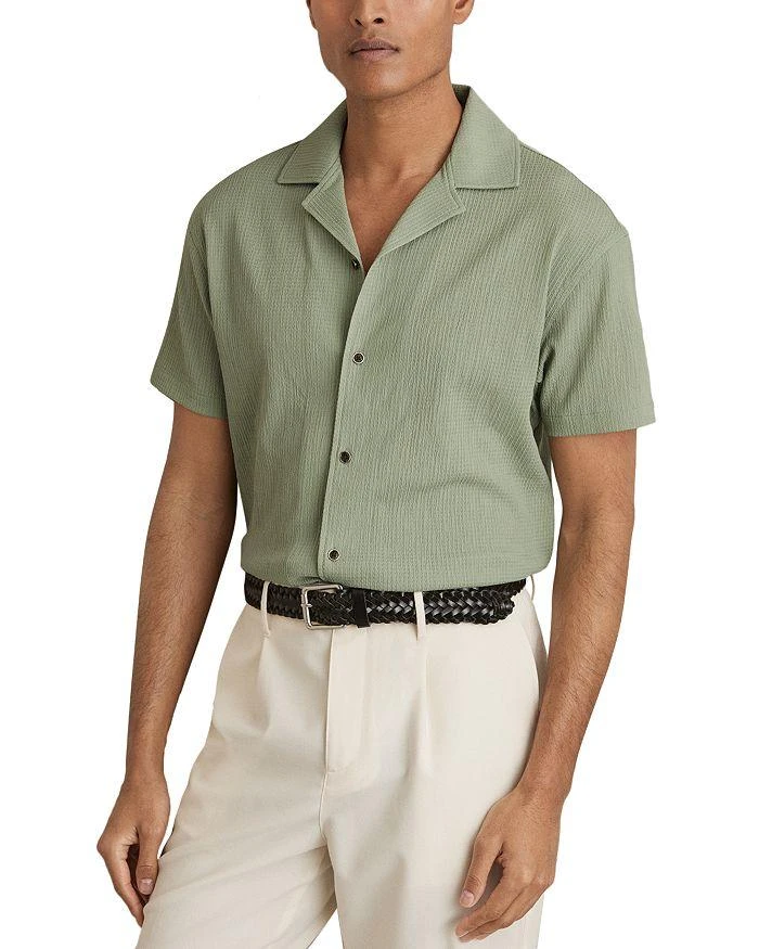REISS Textured Camp Shirt 1