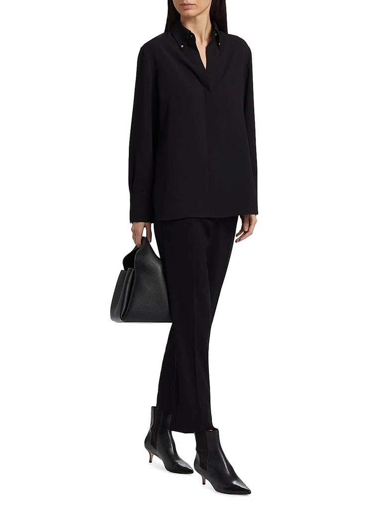 Vince Jewel-Collar Shirt 2
