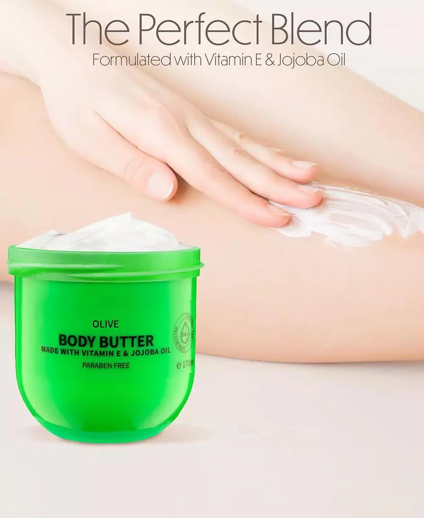 Lovery Olive Scented Whipped Body Butter, Bath and Body Care Cream, 170ml 3