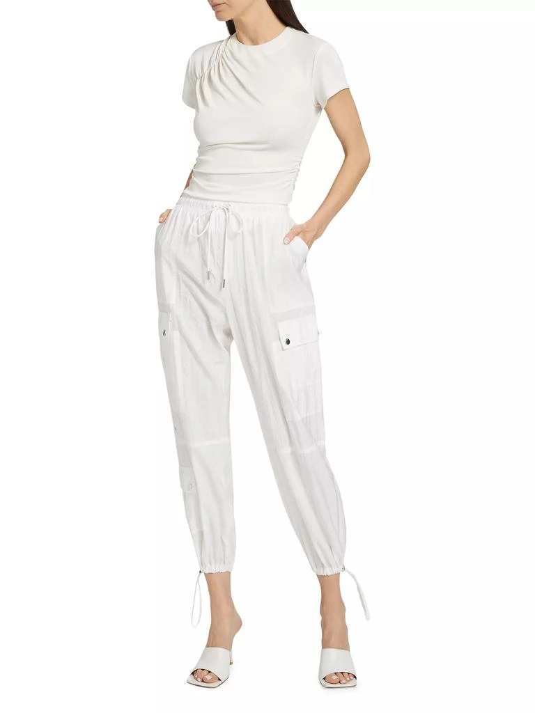 Cinq à Sept Kylen Ruched Jersey T-Shirt 2