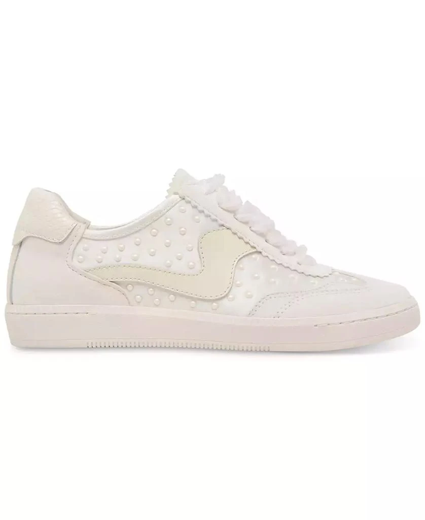 Dolce Vita Women's Notice Pearl Mesh Low Profile Lace-Up Sneakers 2