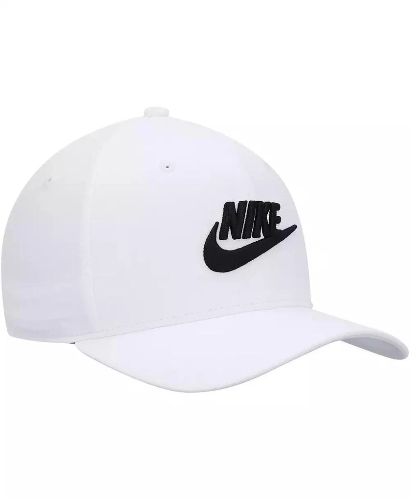 Nike Men's White Classic99 Futura Swoosh Performance Flex Hat 4