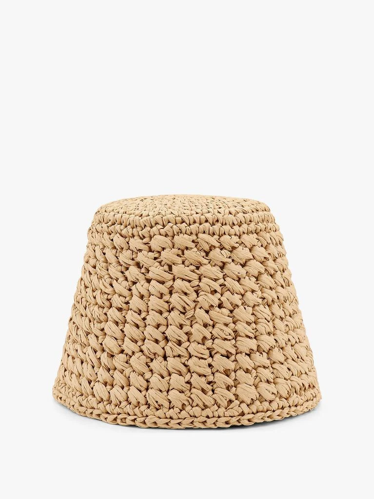 Loro Piana Jasmine rafia cloche hat 2