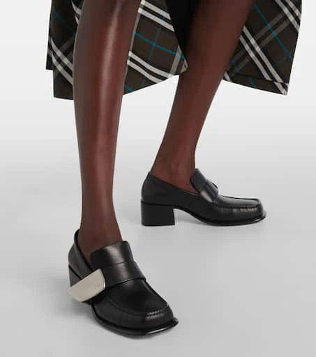 Burberry Leather loafer pumps 4