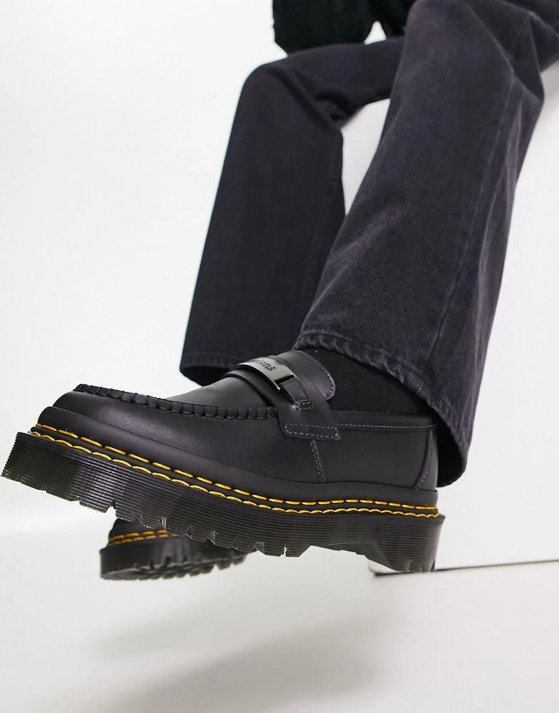 Dr. Martens Dr Martens Penton Bex double stitch loafer in black 3