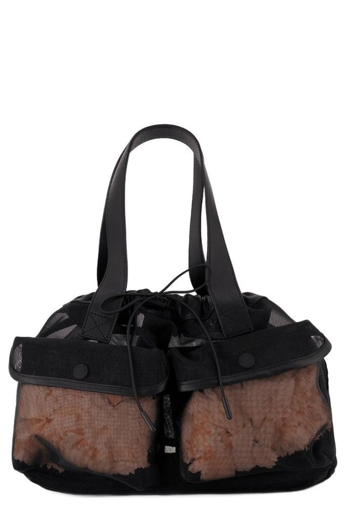 Simone Rocha Carnation Pocket leather-trimmed tote bag