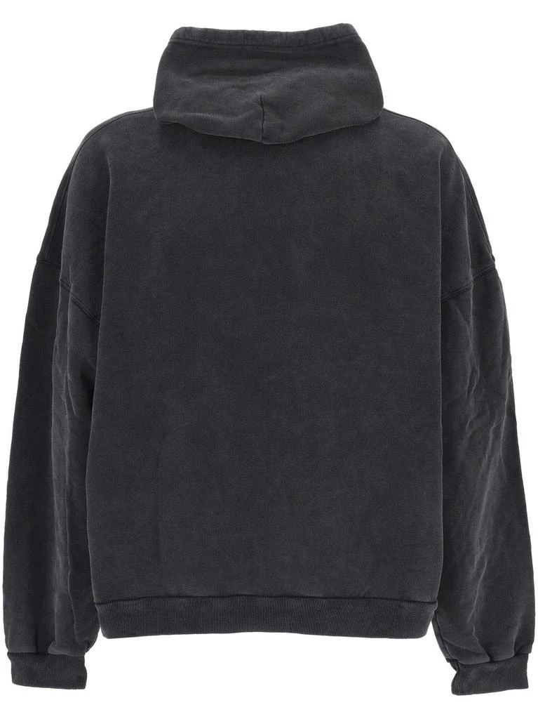 Balenciaga Balenciaga Logo Printed Drawstring Hoodie 2