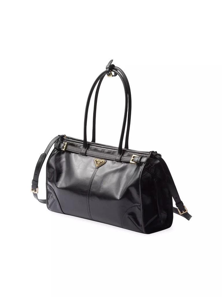 Prada Bonnie Large Leather Tote Hand Bag 3