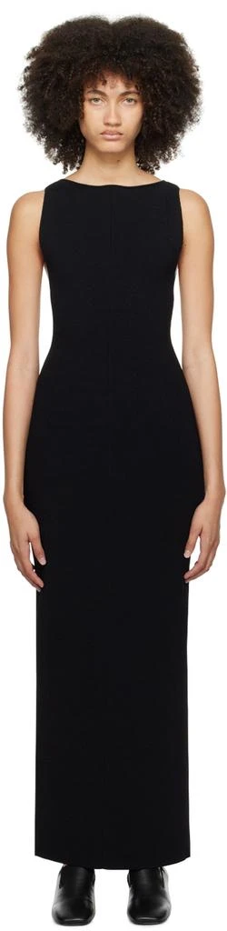 Khaite Black 'The Evelyn' Maxi Dress 1