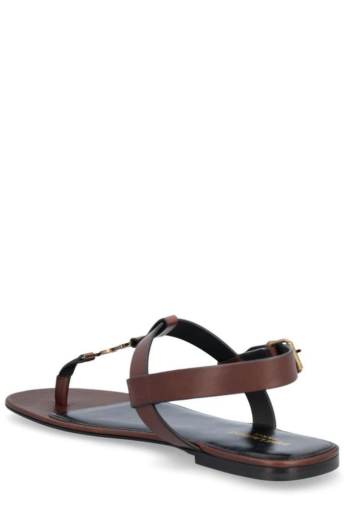 Yves Saint Laurent Saint Laurent Cassandra Logo Plaque Sandals 3